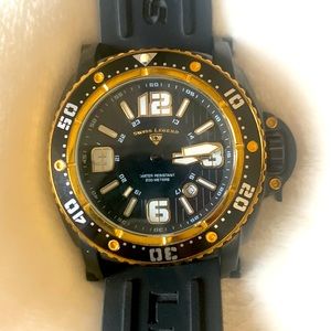 Swiss Legend - black rubber band